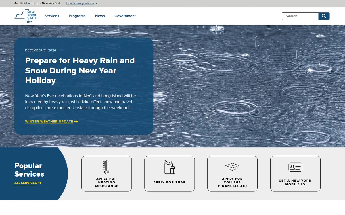 ny.gov — website screenshot